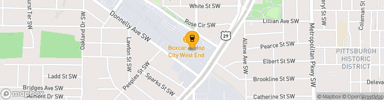 Map showing a marker over 33.7291508, -84.4180884