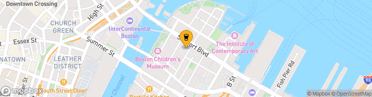 Map showing a marker over 42.3520361, -71.0471754