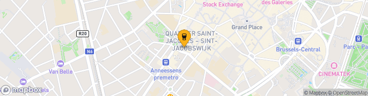 Map showing a marker over 50.845087, 4.3470343