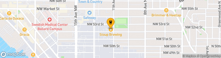 Map showing a marker over 47.666695499999996, -122.3712179