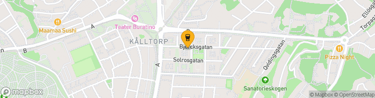 Map showing a marker over 57.717129099999994, 12.027717200000001