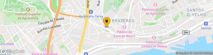 Map showing a marker over 38.705521999999995, -9.1709249