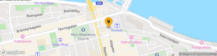 Map showing a marker over 59.319121900000006, 18.0709479