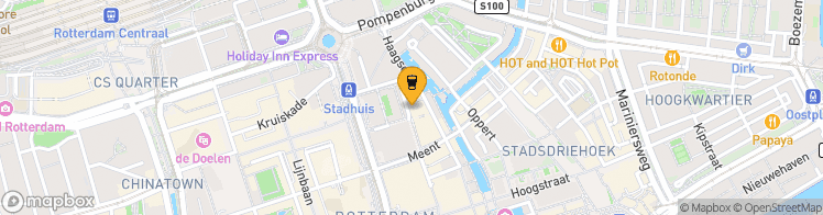 Map showing a marker over 51.922821799999994, 4.4809541
