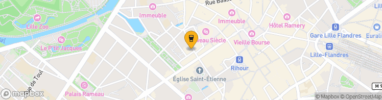 Map showing a marker over 50.6361852, 3.0589122