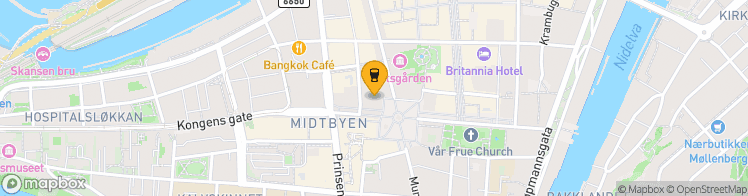 Map showing a marker over 63.43087169999999, 10.3940052