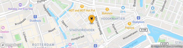 Map showing a marker over 51.922428, 4.4883809999999995