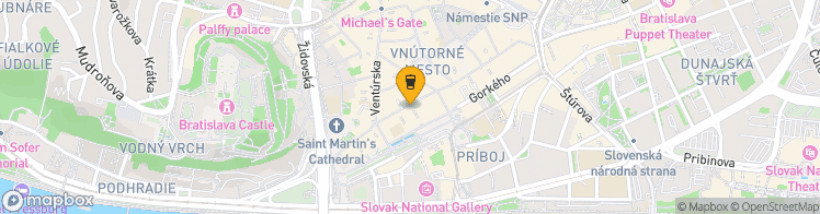 Map showing a marker over 48.142473900000006, 17.1078551