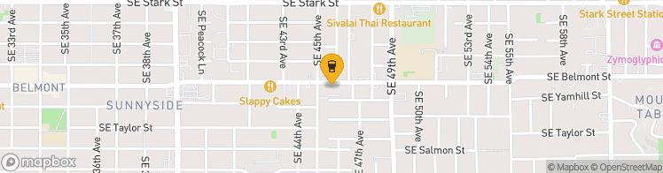 Map showing a marker over 45.5164208, -122.61547069999999