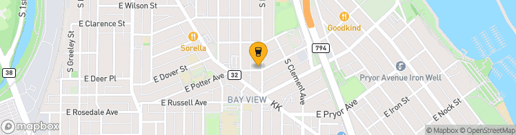 Map showing a marker over 42.9972576, -87.8970205