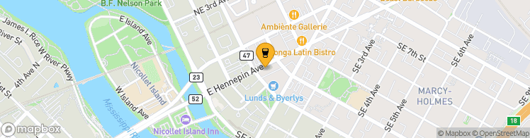 Map showing a marker over 44.988064099999995, -93.25571629999999