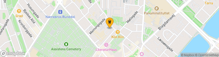 Map showing a marker over 55.692153100000006, 12.5561452