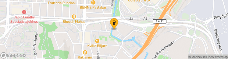 Map showing a marker over 57.719904199999995, 11.949384