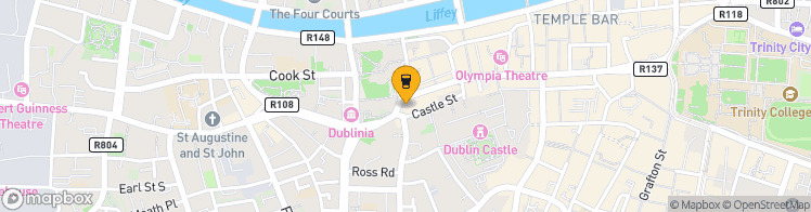 Map showing a marker over 53.3434473, -6.2698580999999995