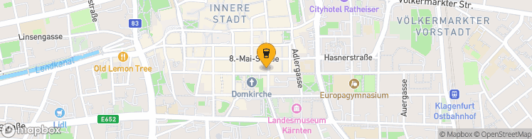 Map showing a marker over 46.6226574, 14.310600200000001