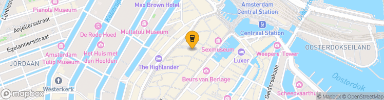 Map showing a marker over 52.376117900000004, 4.8951025