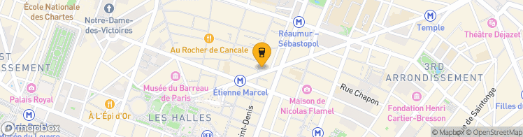 Map showing a marker over 48.864367099999996, 2.3503304