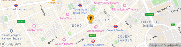 Map showing a marker over 51.5134018, -0.1287523