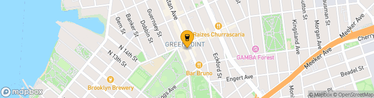 Map showing a marker over 40.723414, -73.9507986
