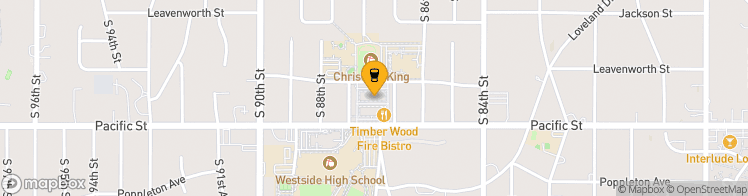 Map showing a marker over 41.2496826, -96.04770660000001