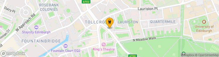 Map showing a marker over 55.9432607, -3.2019507000000003