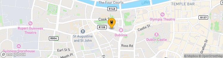 Map showing a marker over 53.3433311, -6.273384399999999