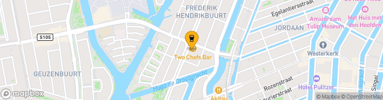 Map showing a marker over 52.3742805, 4.8729214999999995