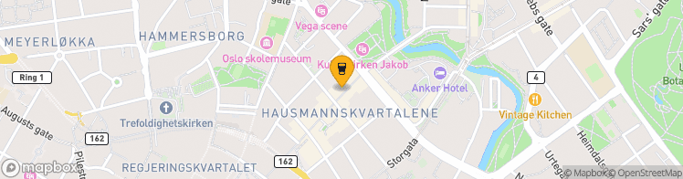 Map showing a marker over 59.9171972, 10.7534148