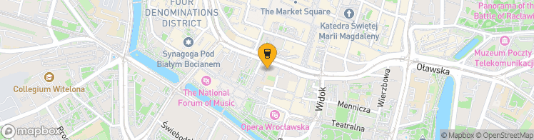 Map showing a marker over 51.1074008, 17.030151399999998