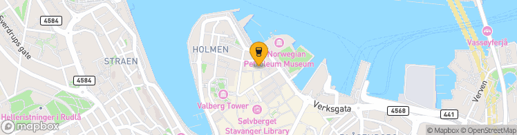 Map showing a marker over 58.972798600000004, 5.733493