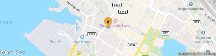 Map showing a marker over 60.3920729, 5.3185668