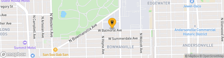 Map showing a marker over 41.9798007, -87.68064679999999