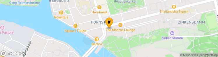 Map showing a marker over 59.3151834, 18.0350085