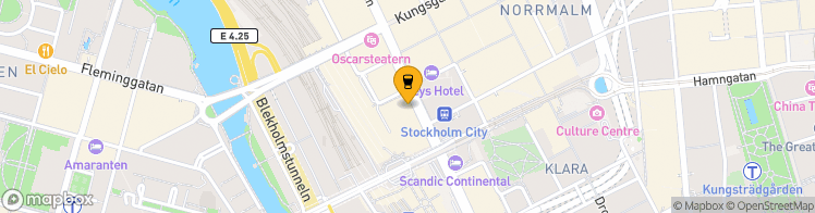 Map showing a marker over 59.332143300000006, 18.057465399999998